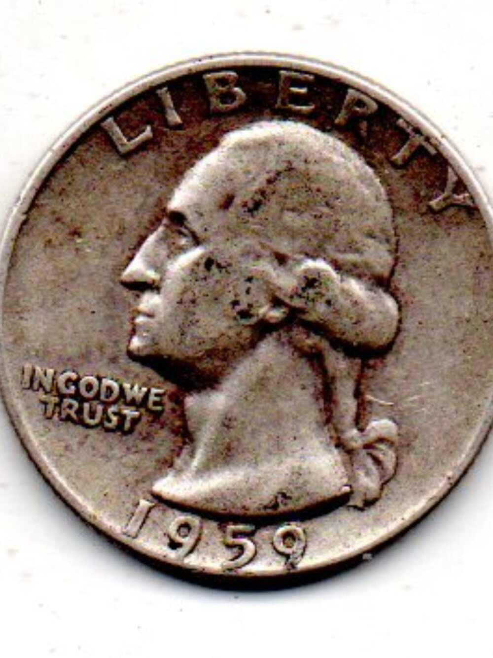 Estate Collection Find - 1959 D Washington Quarter - 90 % Silver